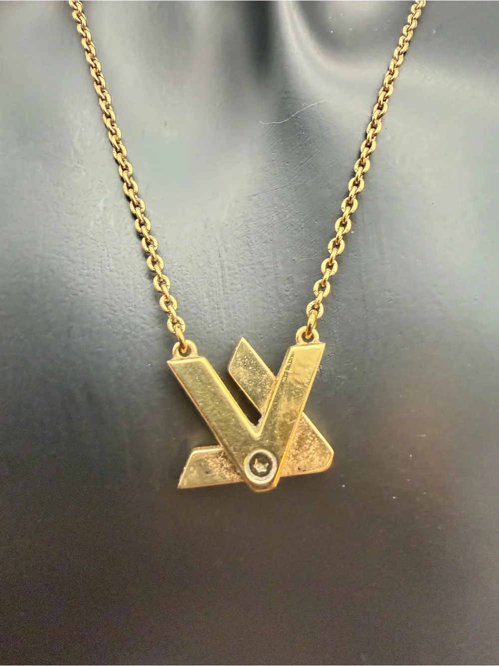 Louis Vuitton Métal Go14 Gold Plated Necklace